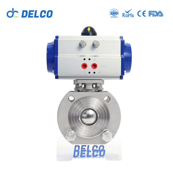 Pneumatic Thin Type Wafer Type Ball Valves