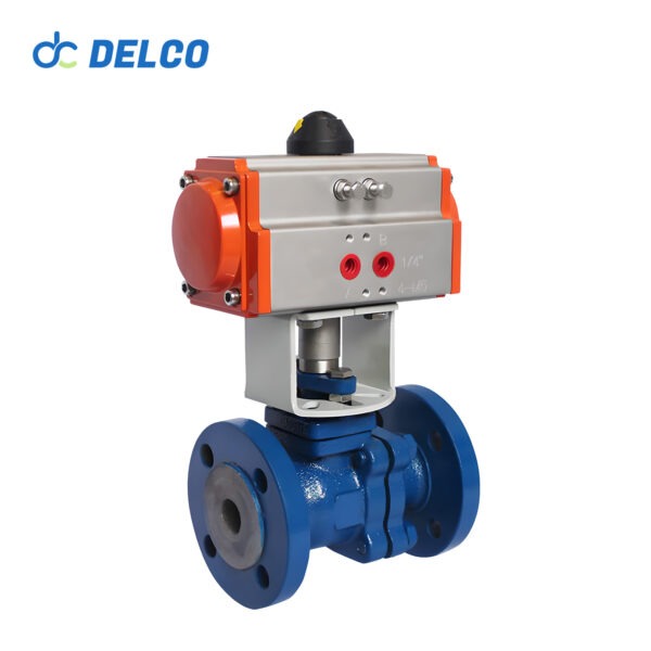 Pneumatic Fluorine Lining Ball Valves