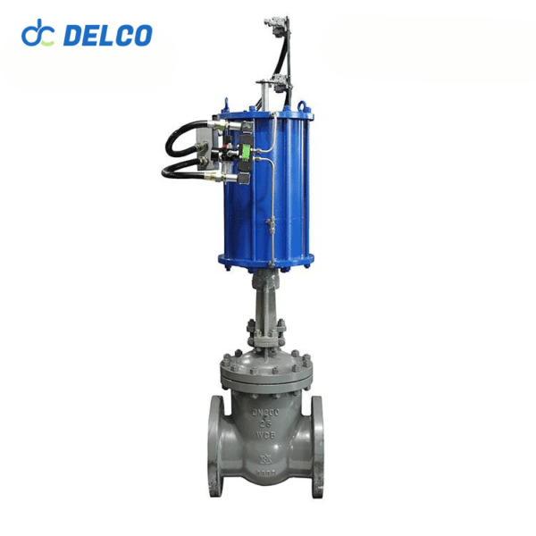 WCB Flange Type Linear Pneumatic Actuator Gate Valve