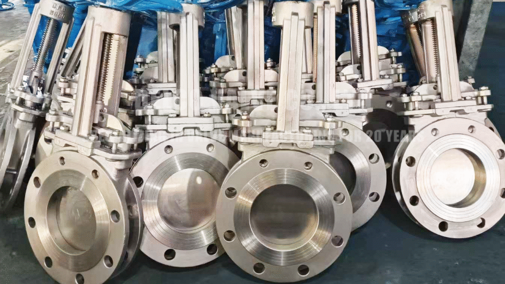 Manual Knife Gate Valve in Stainless Steel