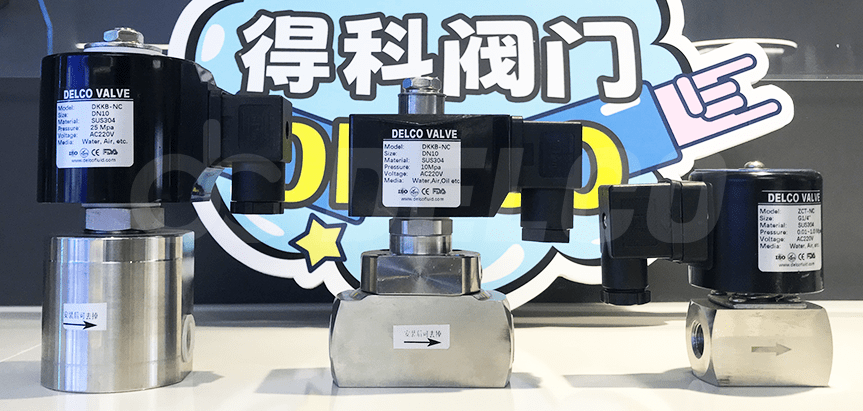 High Pressure Solenoid Valves in different pressure classes