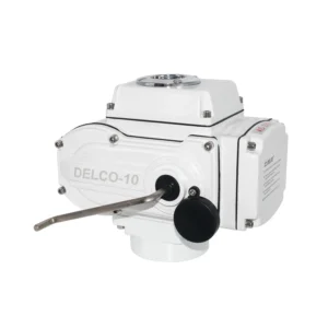 DK Series electric actuator for industrial valve automation full view