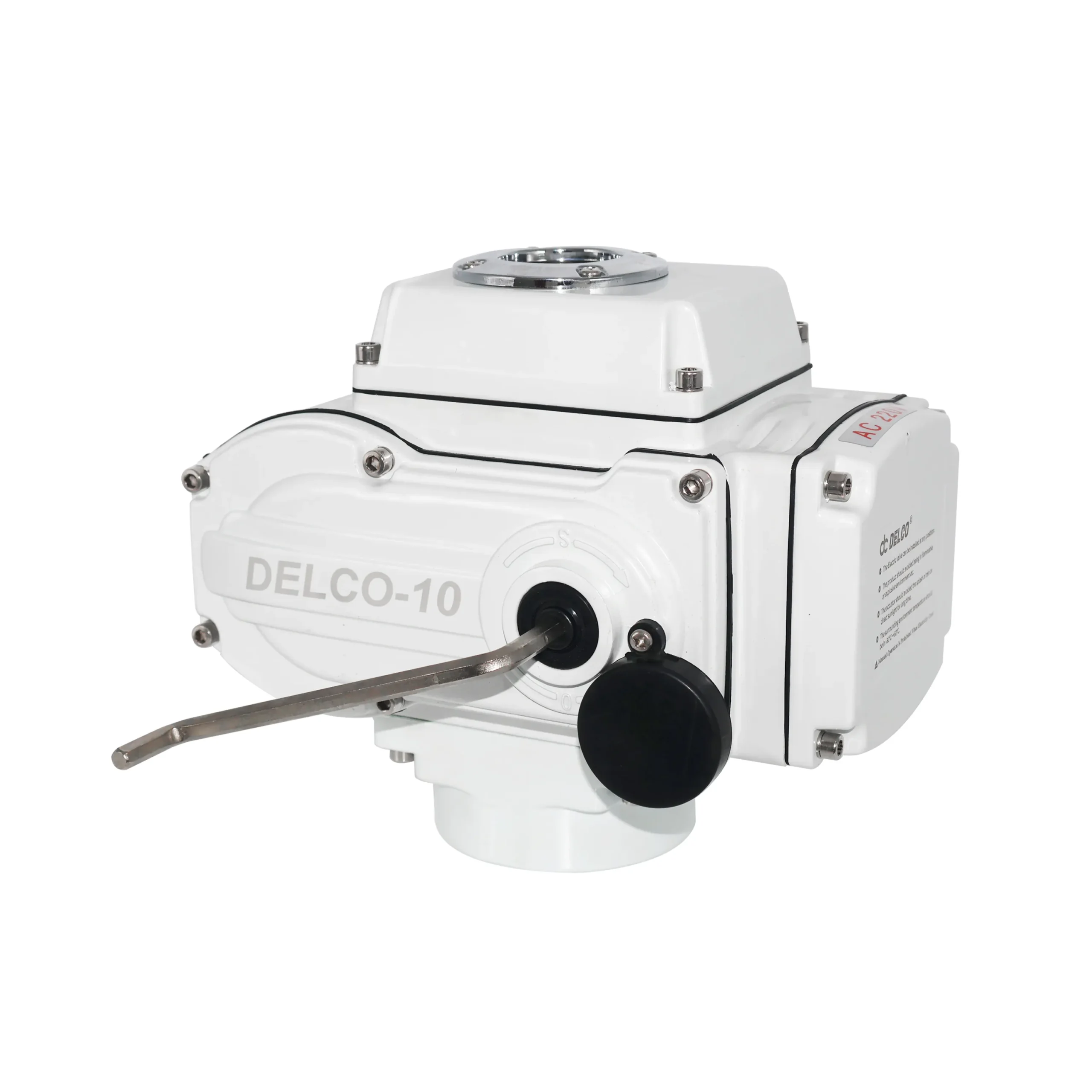 DK Series electric actuator for industrial valve automation full view